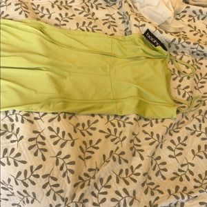 Lime green unitard
